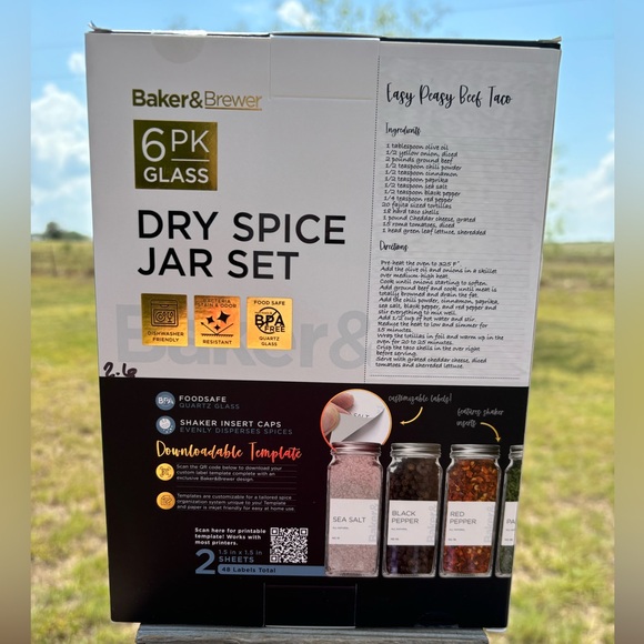 Dry Spice Jar Set - Picture 2 of 7